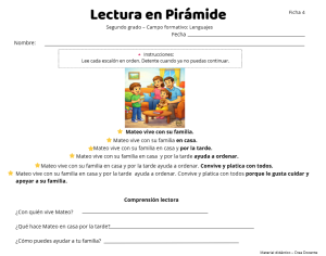📘 Lecturas en Pirámide para Segundo Grado
