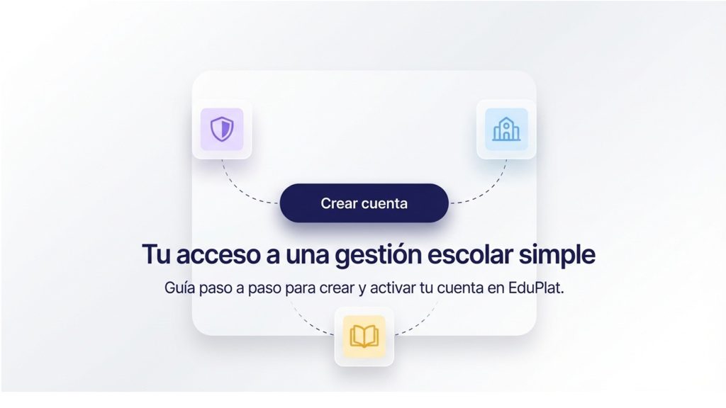Guía paso a paso para crear cuenta en EduPlat plataforma de gestión escolar