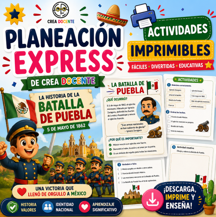 Planeacion express sobre la batalla de puebla.